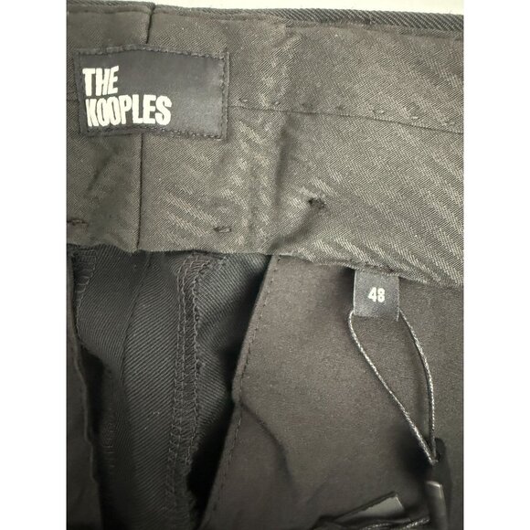 The Kooples Mens Black Wool Slim Fit Suit Trousers French Size‎ 48/US 30 - Picture 7 of 16